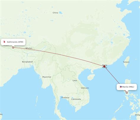 flights from kathmandu to manila